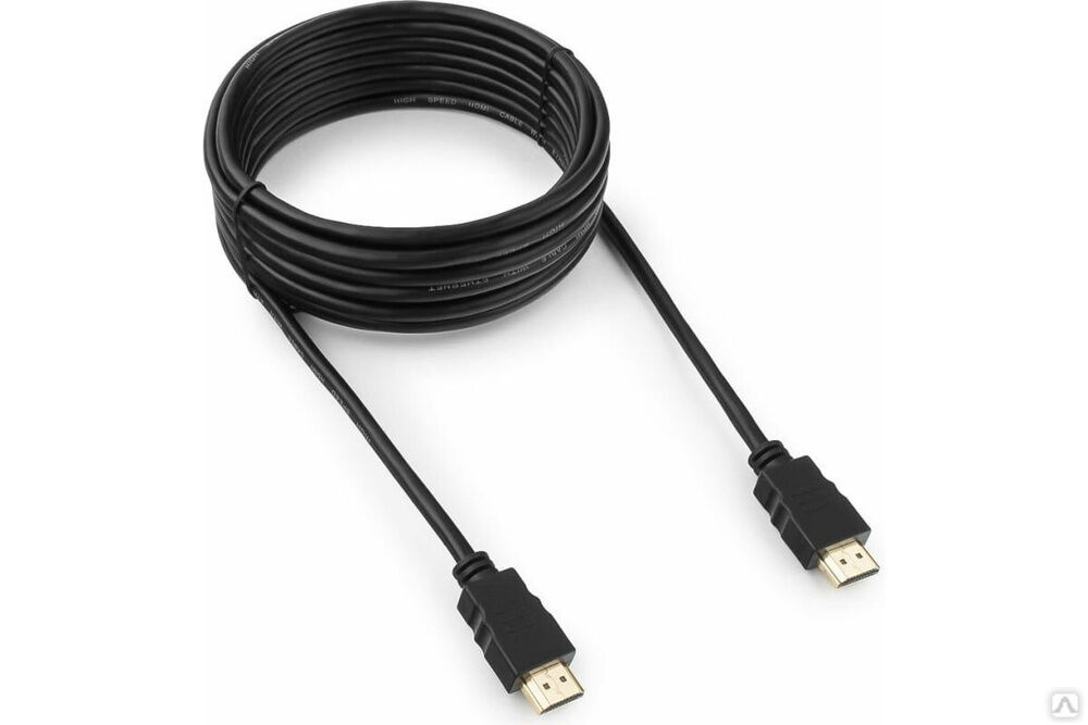 Кабель HDMI Гарнизон 5 м, v1.4, M/M, черный, пакет GCC-HDMI-5M