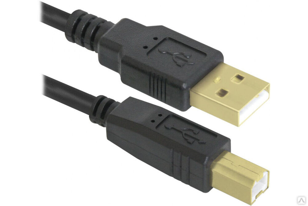 USB-кабель Defender USB04-06PRO USB2.0 AM-BM, 1.8 м 87430