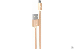 Кабель USB 2.0 Hoco X2 текстильная оплетка, AM/microBM, золотой, 1 м 6957531032182 #1