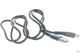Кабель SKYWAY USB - Type-C 3.0А 1 м черный в пакете S09603001 #1