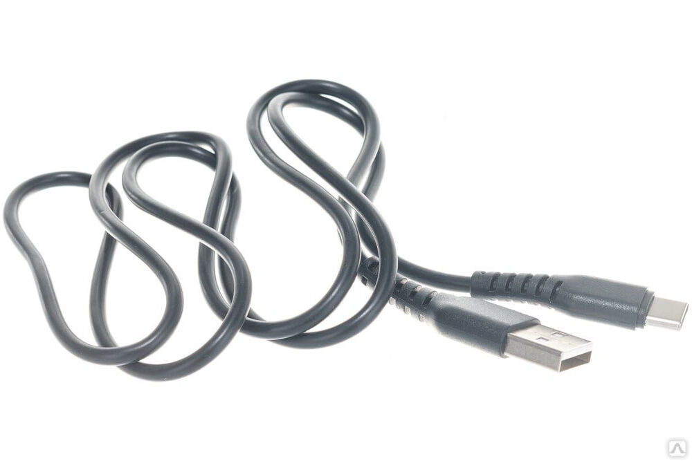 Кабель SKYWAY USB - Type-C 3.0А 1 м черный в пакете S09603001