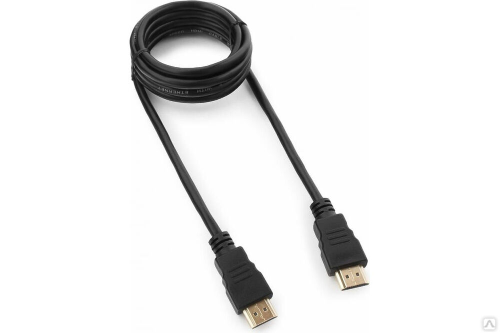 Кабель HDMI Гарнизон 1.8 м, v1.4, M/M, черный, пакет GCC-HDMI-1.8M