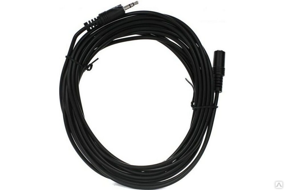 Удлинительный кабель VCOM 3.5 Jack /M/ - 3.5 Jack /F/, стерео, аудио, 5.0 м VAV7179-5M