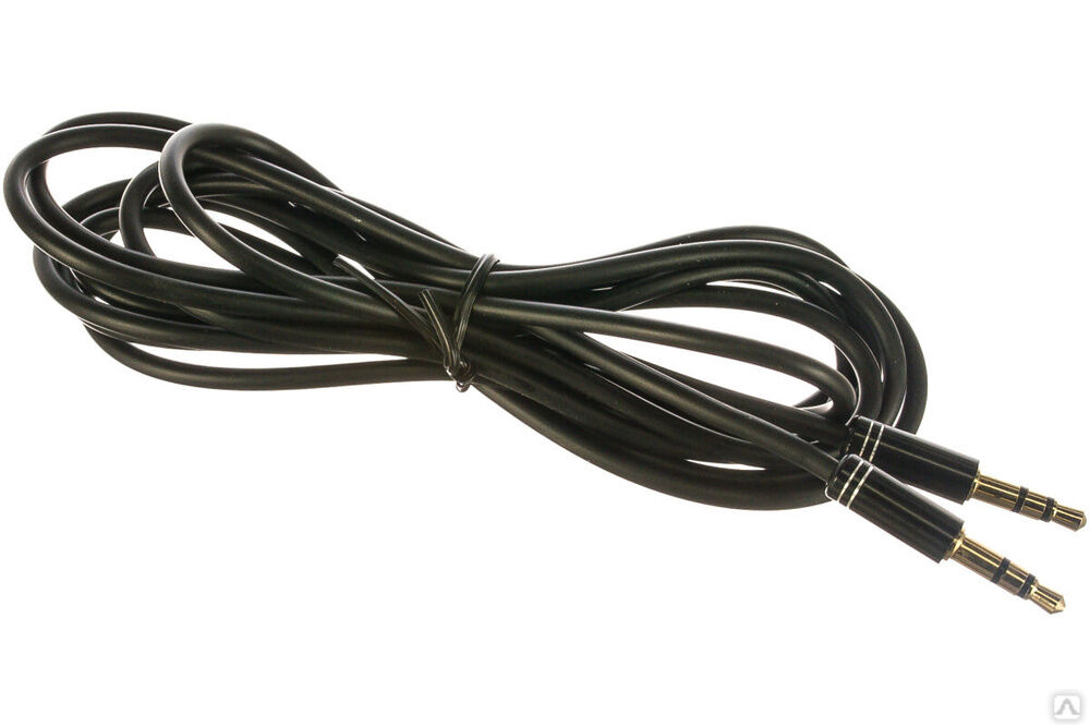 Аудио кабель Cablexpert 3.5 джек/3.5 джек, черный, 2 м, блистер CCAB-02-35MM-2MB
