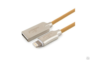 Кабель для Apple Cablexpert MFI USB AM/Lightning, длина 1.8 м, золотой CC-P-APUSB02Gd-1.8M #1