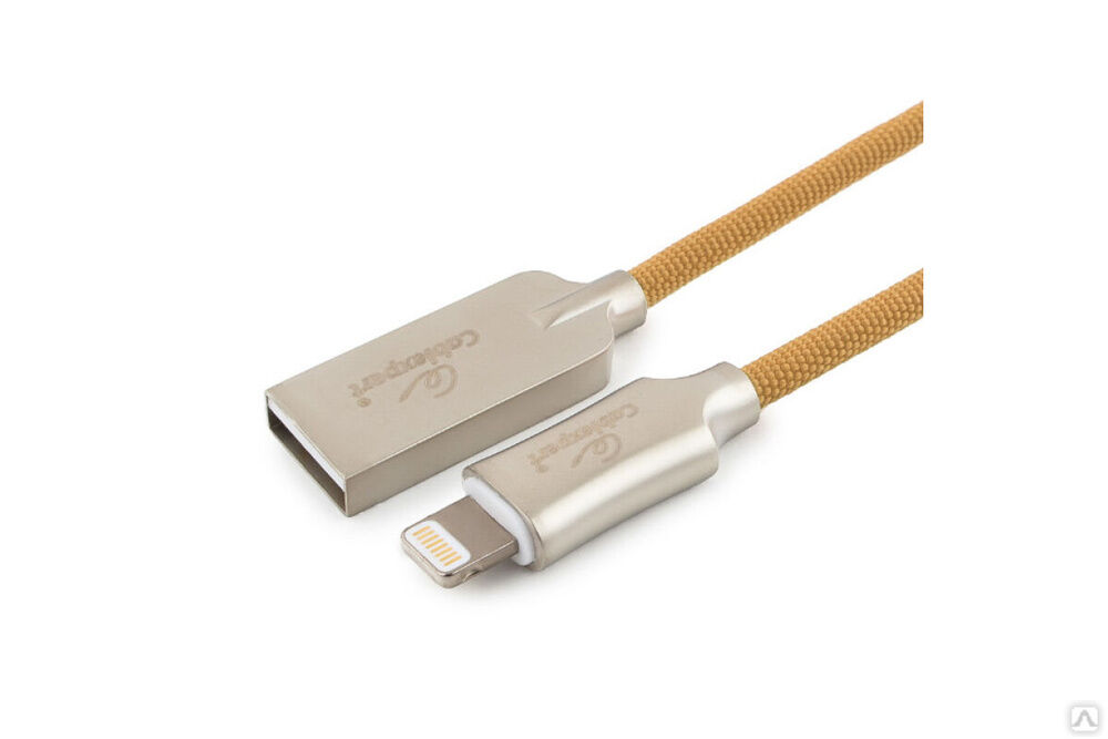 Кабель для Apple Cablexpert MFI USB AM/Lightning, длина 1.8 м, золотой CC-P-APUSB02Gd-1.8M