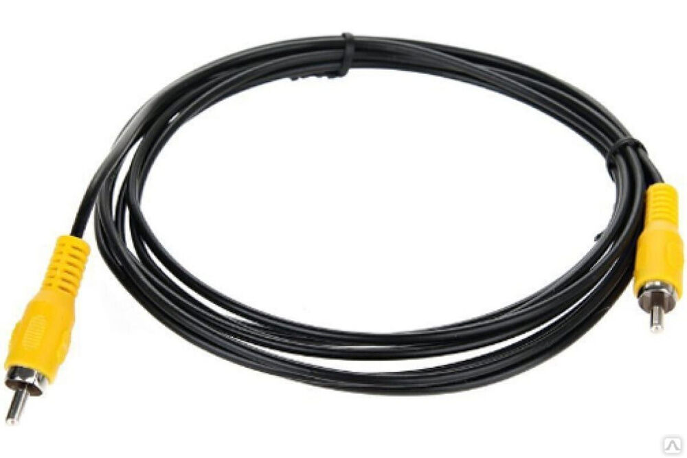 Соединительный кабель Telecom RCA /M/-RCA /M/ черный, 3m TAV4158-3M 1