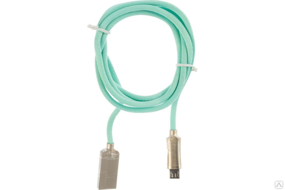 Кабель CROWN USB - microUSB CMCU-3132M light blue CM000002148 Crown