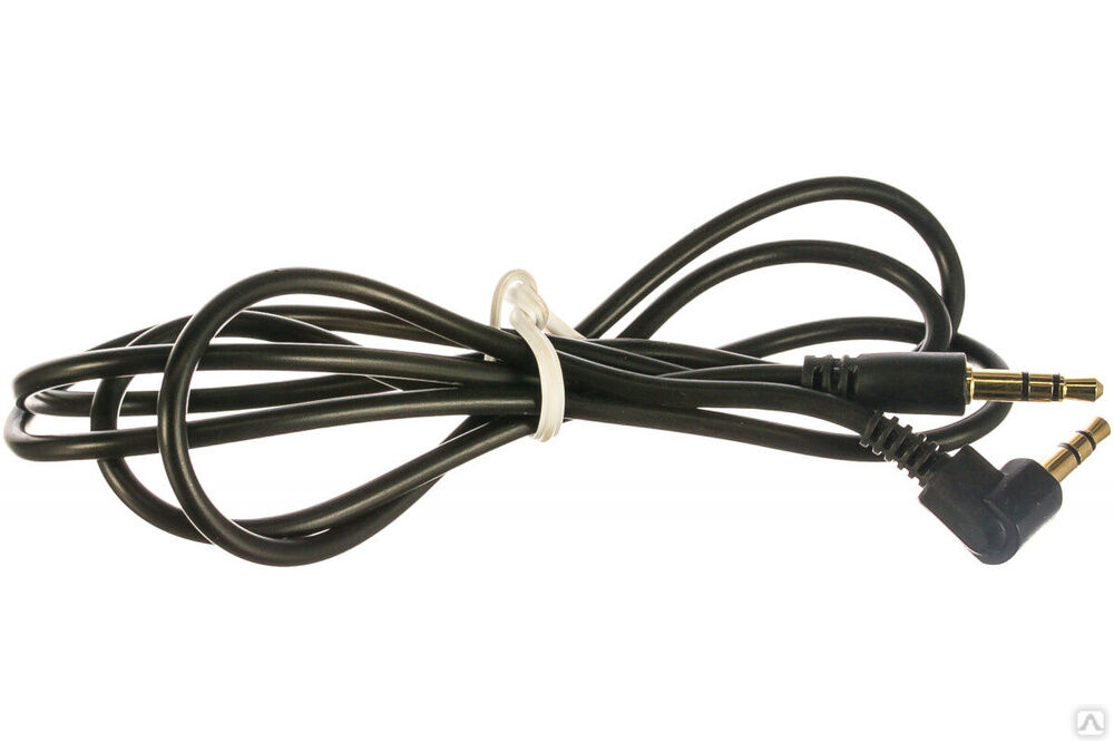 Аудио-кабель Cablexpert 3.5 джек /3.5 джек 90градусов, черный, 1 м, блистер CCAB-01-35MML-1MB