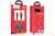 USB-кабель HOCO AM-Type-C 1.2 метра, 3A, индикатор, нейлон, красный 23753-U79tR #3