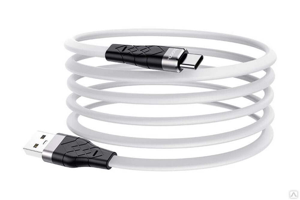 USB-кабель Hoco X53 Angel для Type-C, 3.0А, длина 1.0 м, белый 796366