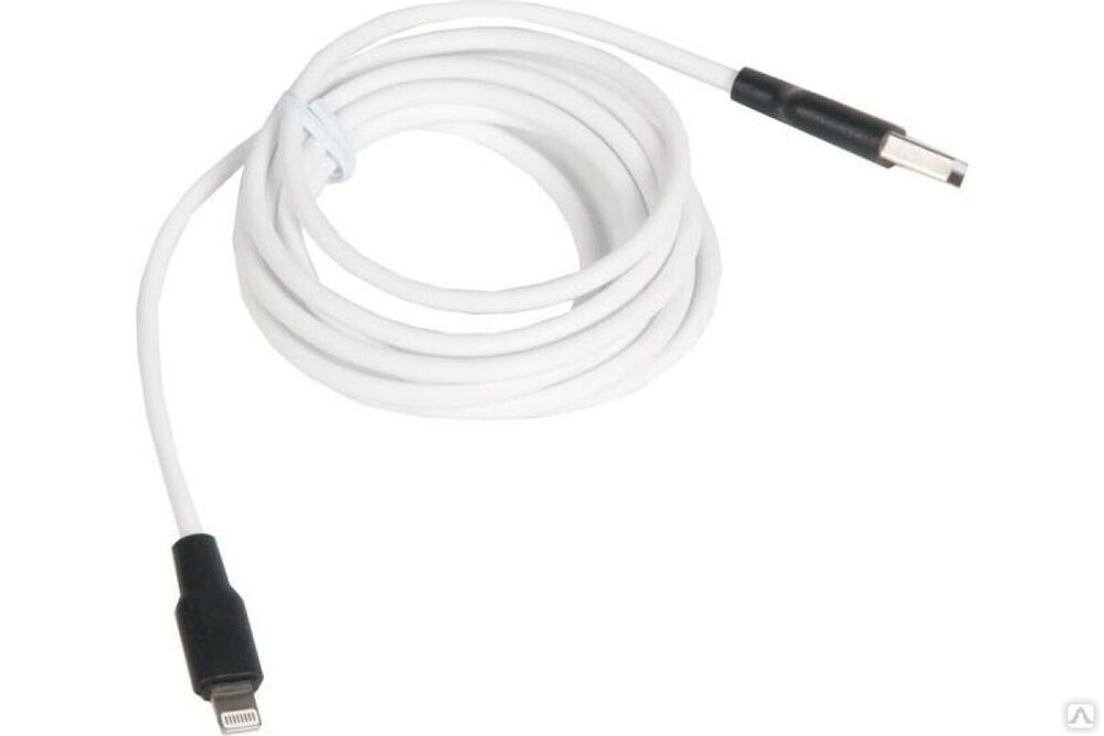 Кабель Hoco USB X21 Plus Silicone для Lightning, 2.4A, длина 2.0 м, белый 708024