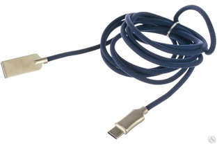 Кабель Cablexpert USB 2.0 AM/Type-C, длина 1.8 м, синий CC-P-USBC02Bl-1.8M 