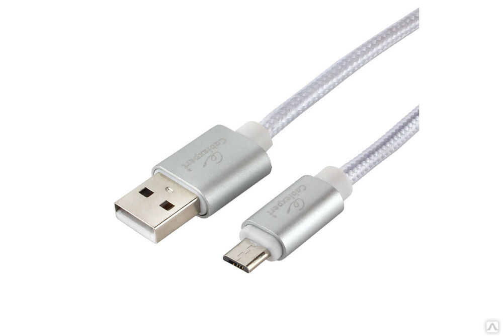 Кабель Cablexpert USB 2.0 AM/microB длина 1.8 м серебристый CC-U-mUSB02S-1.8M