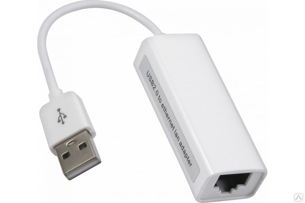 Адаптер Red Line USB A – Ethernet100Mbit, белый УТ000022790