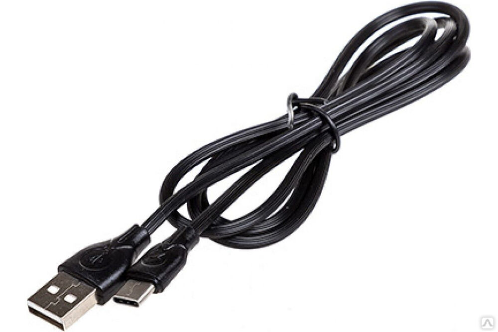 Кабель SKYWAY USB - Type-C 3.0А 1 м черный в коробке S09603002