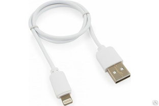 Кабель Гарнизон USB A (M) - Lightning, 0.5 м, белый GCC-USB2-AP2-0.5M-W #1