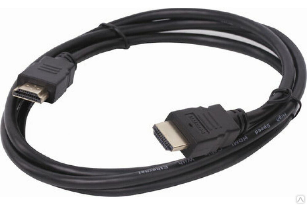 Кабель SONNEN HDMI AM-AM 1,5 м для передачи цифрового аудио-видео, черный 513120
