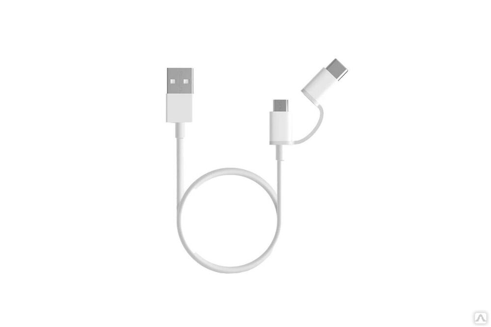 USB-кабель Xiaomi Mi 2-in-1 USB Cable Micro-USB to Type-C 100cm SJV4082TY