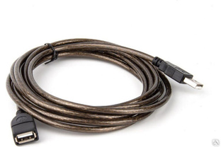 Удлинительный кабель Telecom USB2.0 AM/AF прозрачная изоляция, 3.0m VUS6956T-3M #1