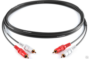 Межблочный кабель PROCAST cable 2RCA/2RCA.5 2RCA m-2RCA m, длина 5m, цвет черный НФ-00000418 