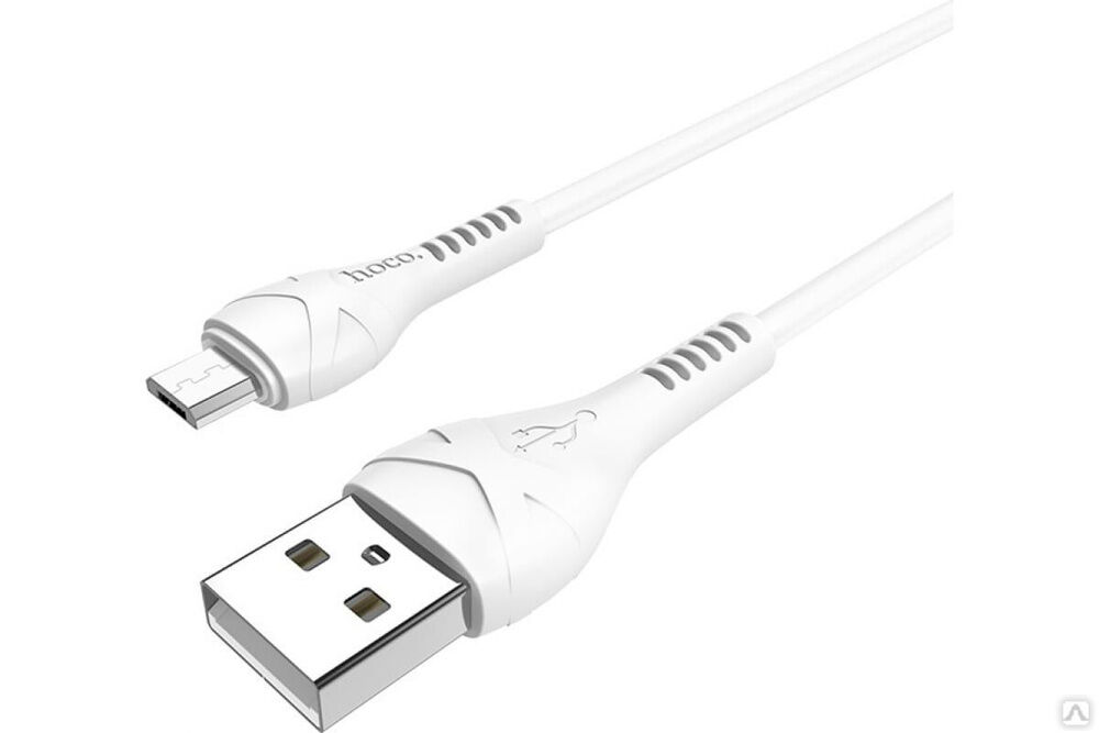 Кабель USB 2.0 Hoco X37, AM/MicroBm, белый, 1 м 6931474710505