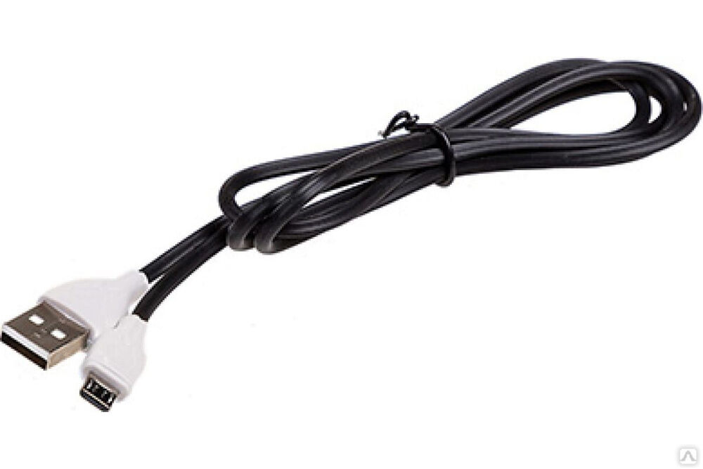 Кабель SKYWAY USB - microUSB 3.0А 1 м черный в пакете S09602001