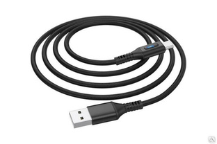 USB-кабель Hoco U79 Admirable для Lightning, 2.4А, длина 1.2 м, черный 787272 