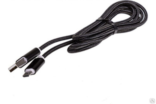Кабель SKYWAY USB - microUSB 3.0А 1.5 м черный в коробке S09602003 #1