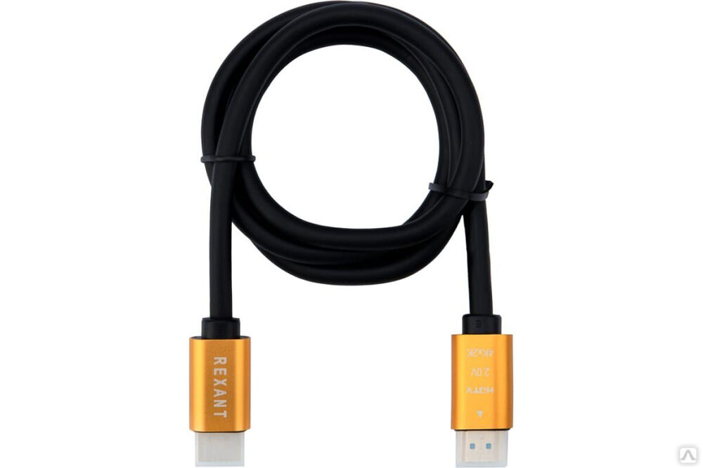 Кабель HDMI 2.0 Gold, 4К 60 Hz, 1 метр 17-6102 REXANT