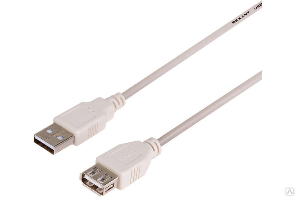 Шнур USB-А male - USB-A female 1.8M 18-1114 REXANT