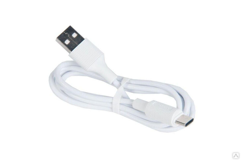Кабель USB Borofone BX1 для Type-C, быстрая зарядка (fast charge), 3.0А, длина 1 м, белый 762141