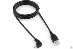 Кабель Cablexpert Pro USB 2.0 AM/micro-BM 5P, 1,8 м, угловой, экран, черный CCP-mUSB2-AMBM90-6 #1