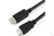 Кабель Cablexpert, DisplayPort-HDMI, 1 м, 20M/19M, черный, экранированный, пакет, CC-DP-HDMI-1M #2