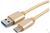 Кабель USB 3.0 Cablexpert, AM/Type-C, длина 1 м, золотой CC-P-USBC03Gd-1M #1