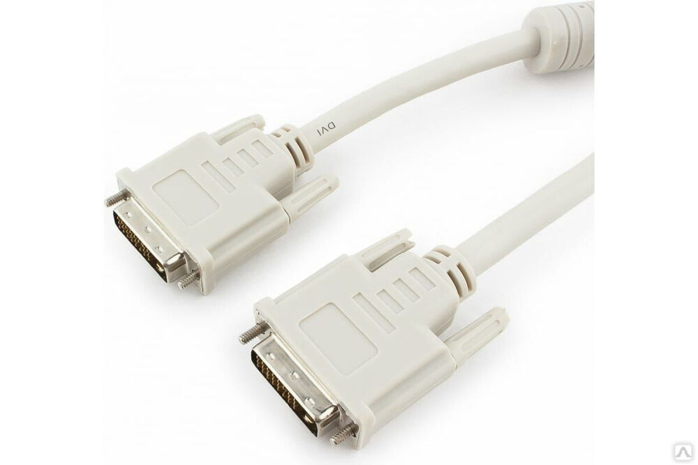 Кабель Cablexpert DVI-D dual link CC-DVI2-15, 25M/25M, 4.5 м, экран, ферритовые кольца, пакет CC-DVI2-15 2