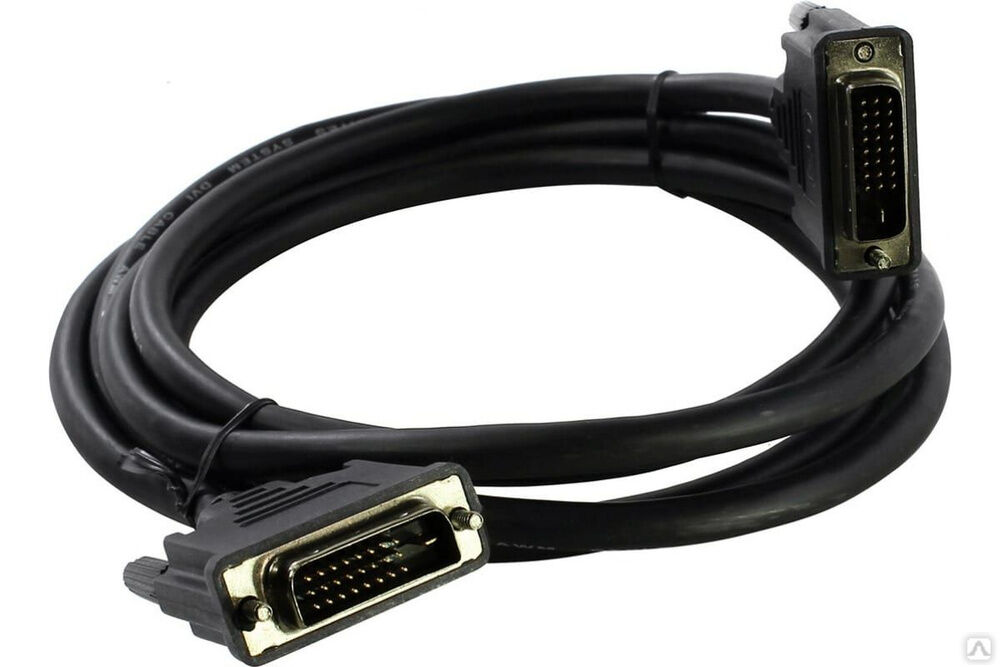 Кабель DVI M 24+1 - DVI M 24+1 5bites Dual Link, 2 м APC-099-020