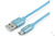Кабель USB 2.0 Cablexpert, AM/microB, серия Silver, длина 1 м, блистер, синий CC-S-mUSB01Bl-1M #2