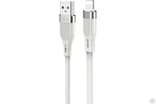 USB-кабель Hoco U72 Forest Silicone для Lightning, 2.4А, длина 1.2 м, белый 787271 