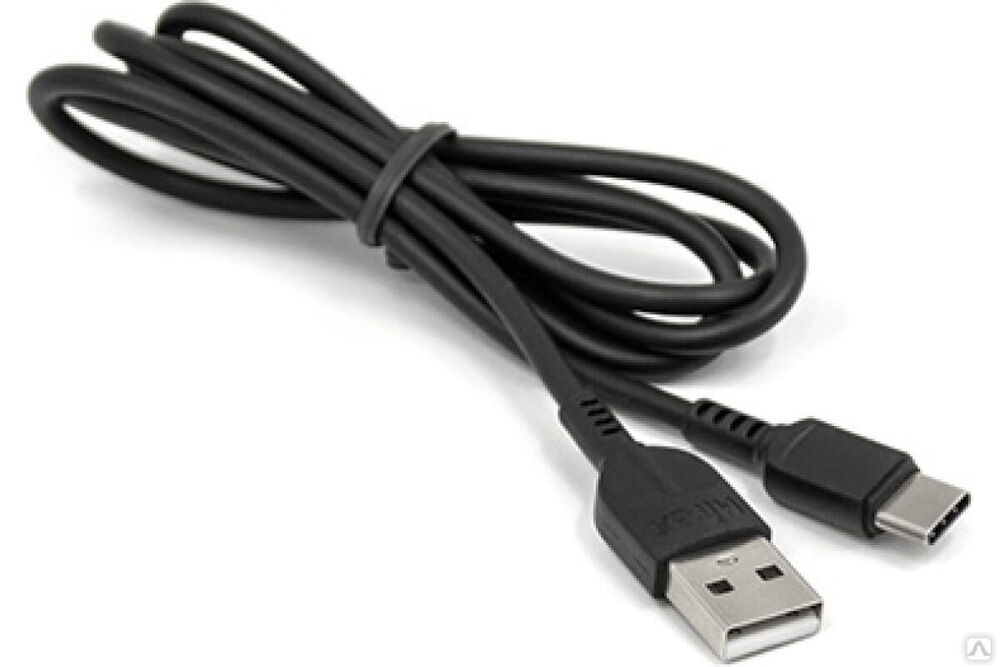 Кабель Mirex, USB 2.0 AM-Type-C 1 метр, 2.4A, чёрный, в коробке 13700-008T2BK