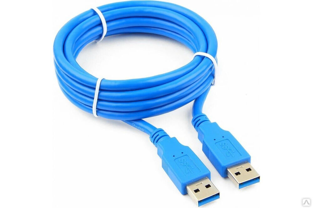 Кабель USB Cablexpert 3.0 Pro CCP-USB3-AMAM-6 AM/AM 1.8 м экран синий пакет CCP-USB3-AMAM-6