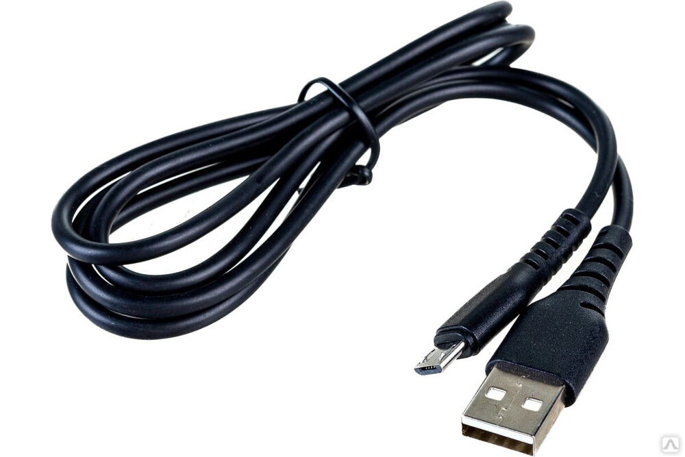 Кабель SKYWAY USB - microUSB 3.0А 1 м Черный в пакете zip S09602007 Skyway