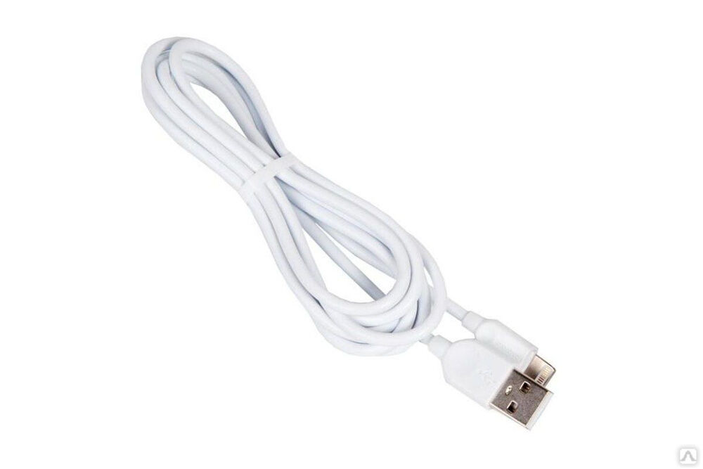 Кабель USB Borofone BX14 для Lightning, 2.4A, длина 1 м, белый 821377 Apple