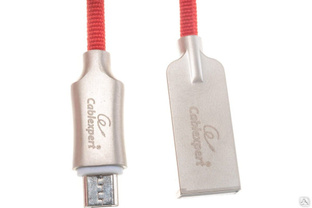 Кабель Cablexpert USB 2.0 AM/microB, длина 1.8 м, красный CC-P-mUSB02R-1.8M #1