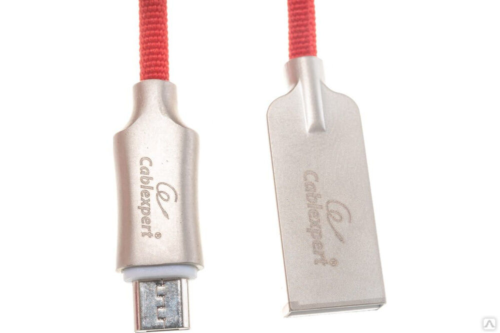 Кабель Cablexpert USB 2.0 AM/microB, длина 1.8 м, красный CC-P-mUSB02R-1.8M