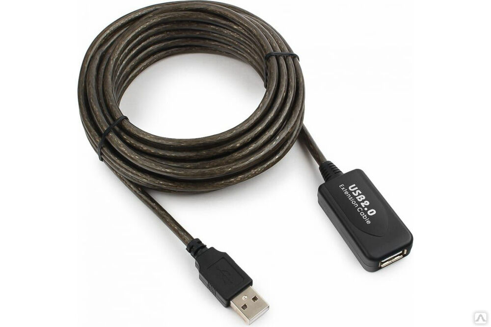 Кабель удлинитель Cablexpert USB 2.0 активный 5 м UAE-01-5M AM/AF