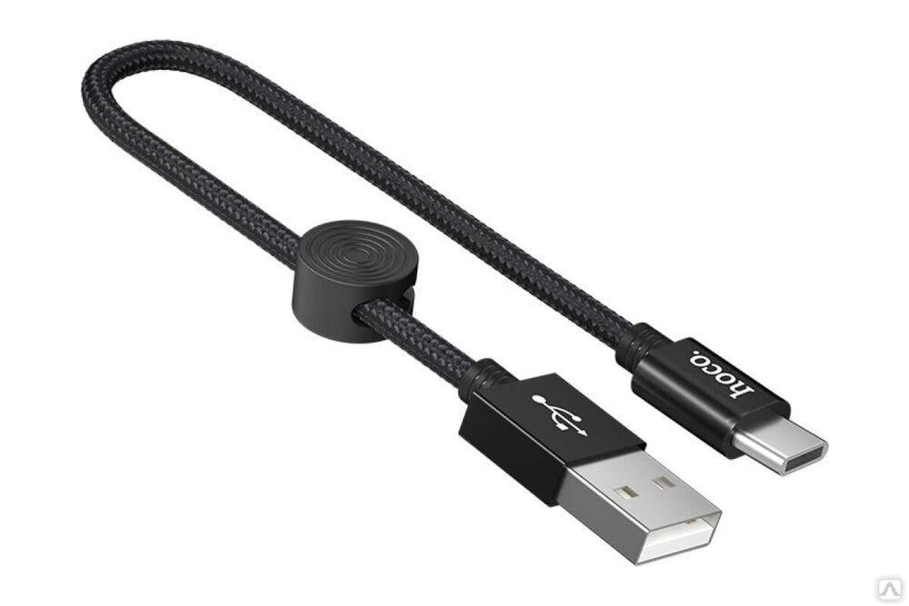 Кабель USB 2.0 Hoco X35, AM/Type-C, черный, 0,25 м 6931474707451