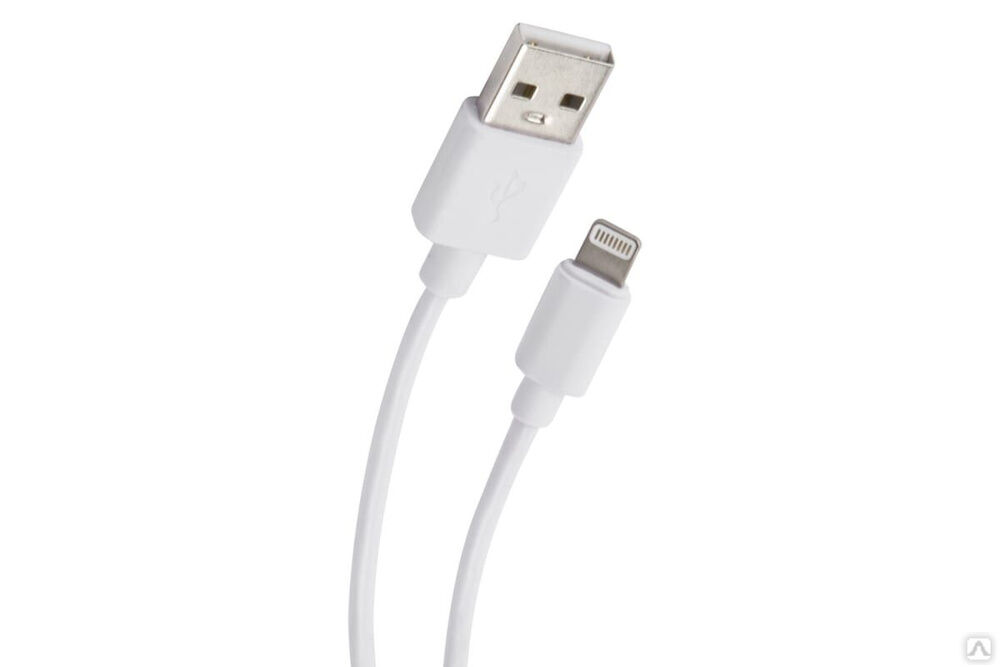 Зарядный кабель Red Line USB – 8pin для Apple, белый УТ000023129