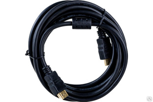 Кабель HDMI Cablexpert 3 м v2.0 19M/19M черный позолоченные разъемы экран 2 ферритовых кольца пакет CCF2-HDMI4-10 #1