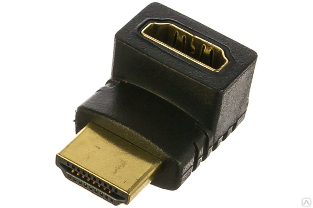 Переходник Cablexpert HDMI-HDMI, 19F/19M, угловой соединитель, 270 градусов A-HDMI270-FML